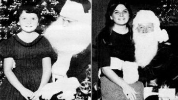 Girl who Posed on Santa's Lap for twenty years