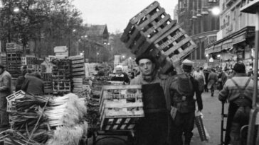 Les Halles Paris 1950s