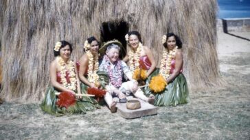 Women in Hula Dance Outfits 1940s