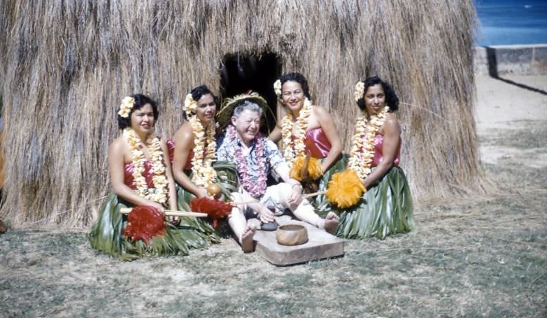 Women in Hula Dance Outfits 1940s