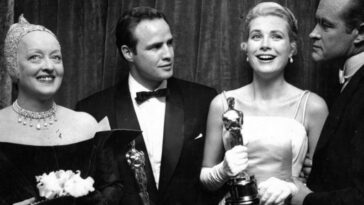 Grace Kelly Winning an Oscar 1955