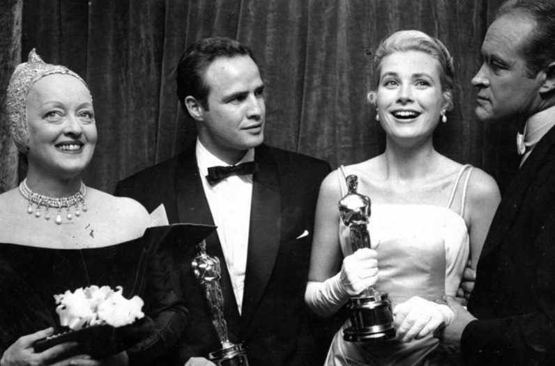 Grace Kelly Winning an Oscar 1955