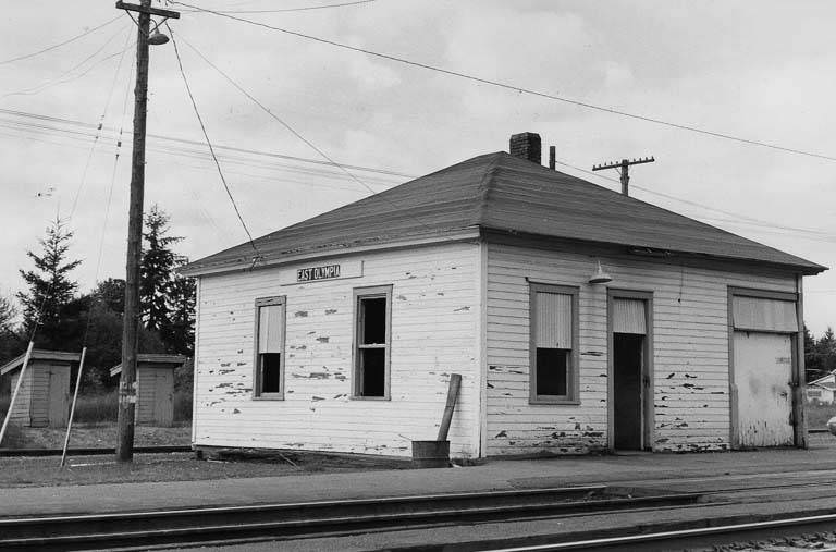Railroad station, East Olympia, 1974