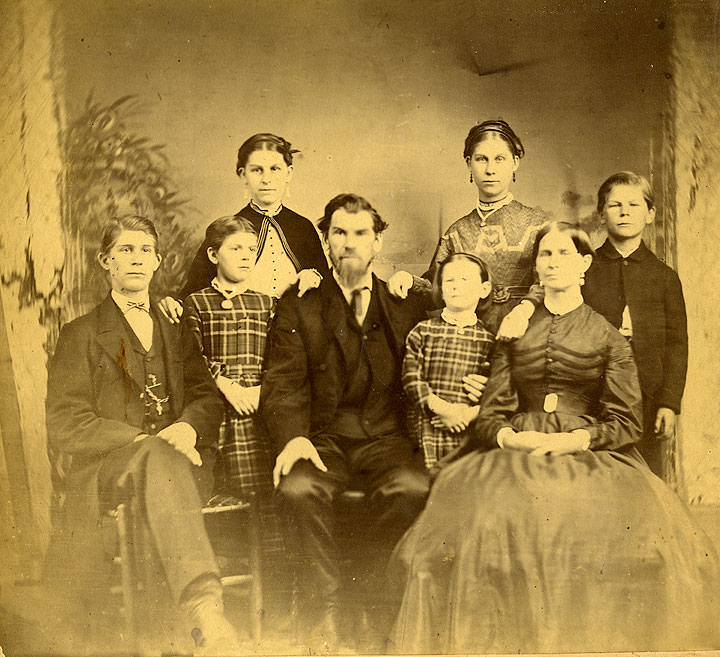 Family of John L. Clark, 1875