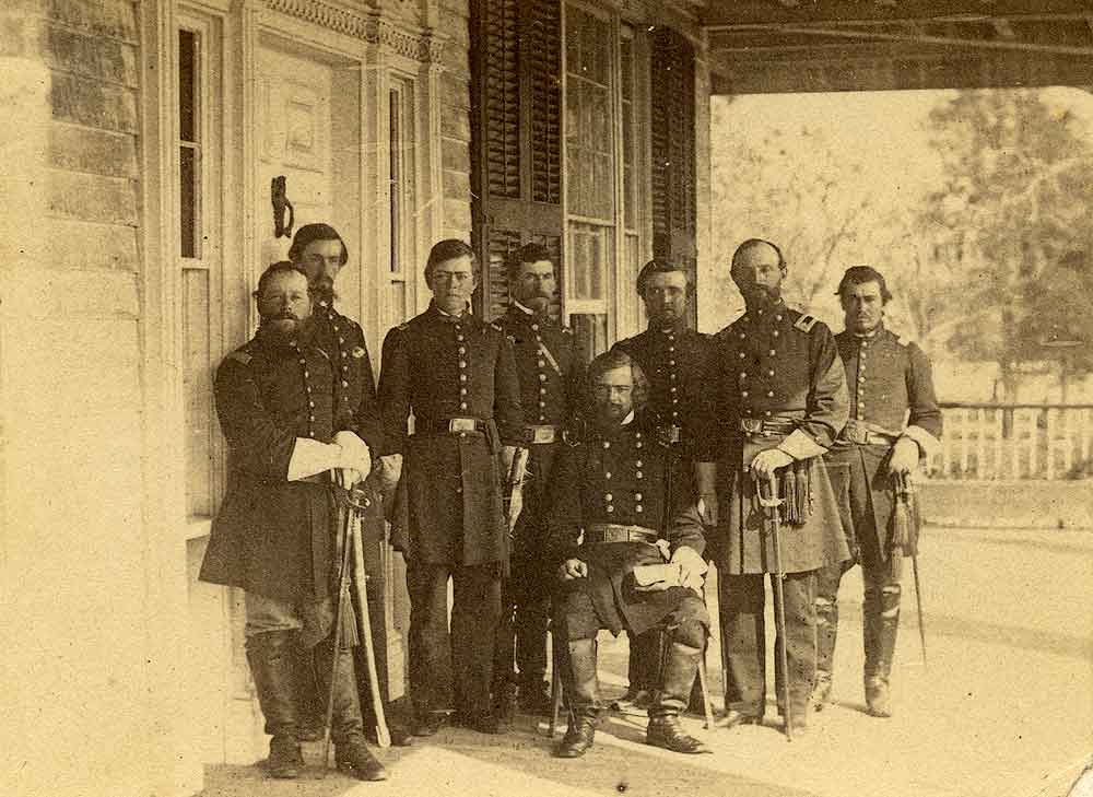 General Isaac Ingalls Stevens and staff, 1870