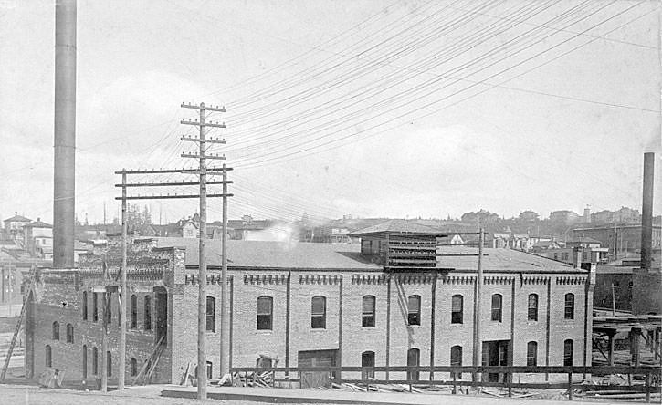 Pine Street Power house,1870