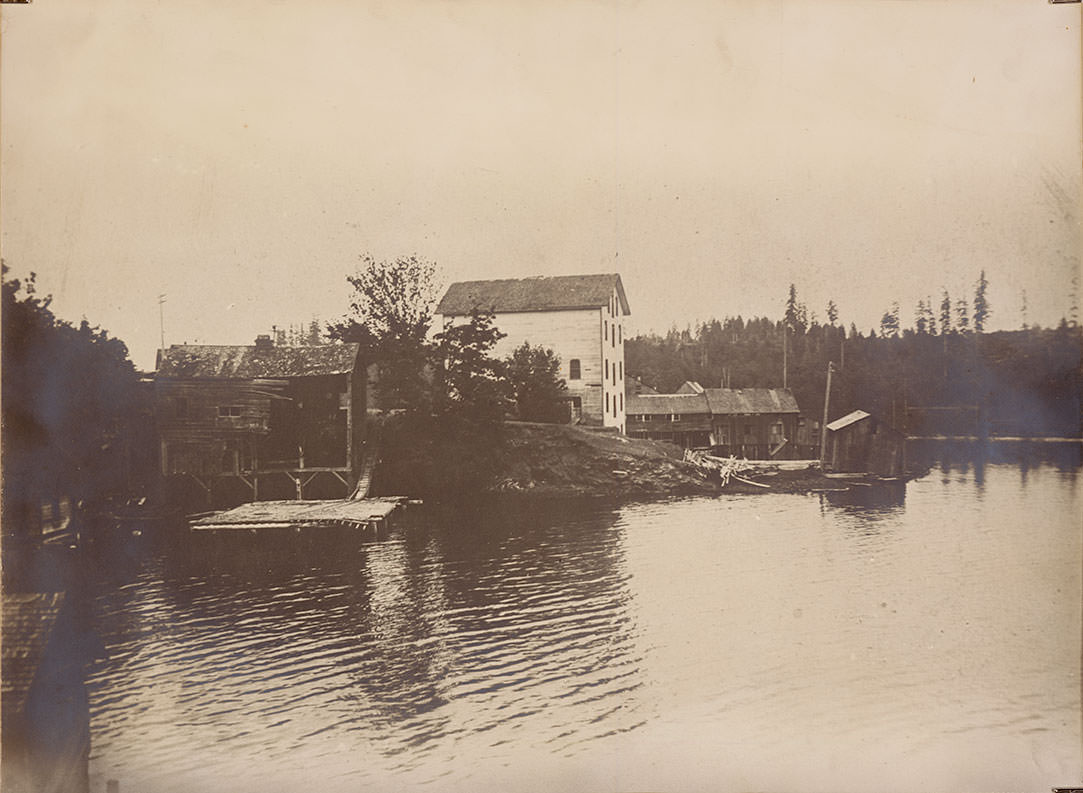 Lincoln Flour Mill at Deschutes Estuary, 1880