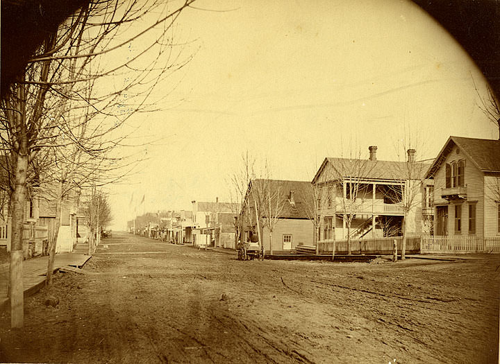 Main Street, Olympia, 1876