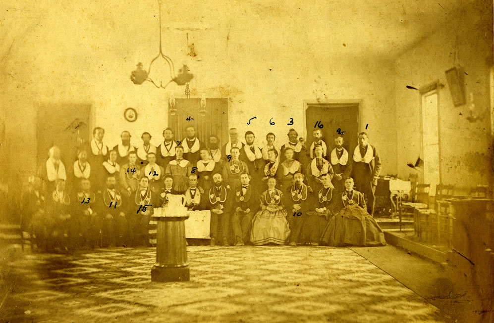 Meeting of the Independent Order of Good Templars, 1872