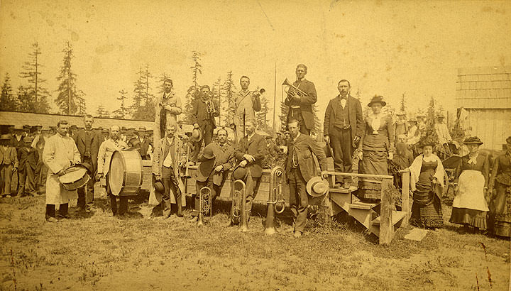 The Olympia Cornet Band, Olympia, 1872