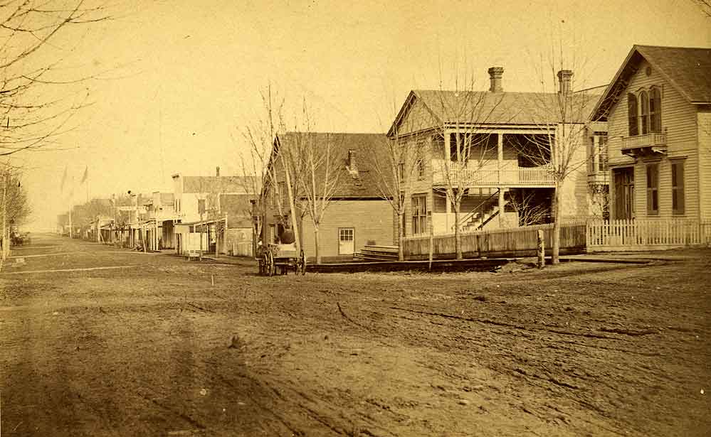 Main Street, Olympia, 1876