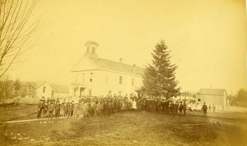 Students of Olympia Central School, Olympia, 1882