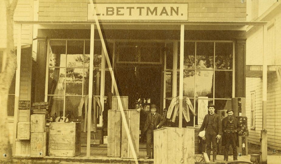 Bettman Store in Olympia, 1870s