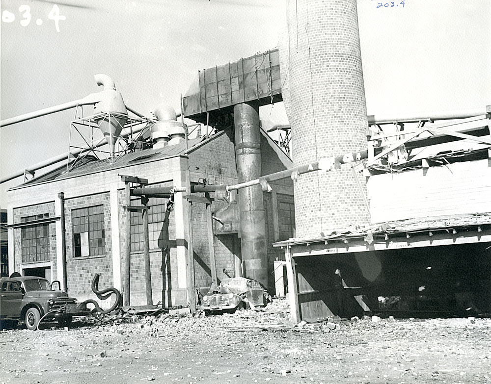 Washington Veneer after 1949 earthquake