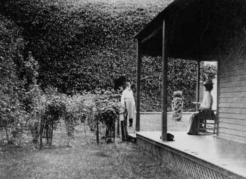 Doane's Oyster House Garden, Olympia, 1880s