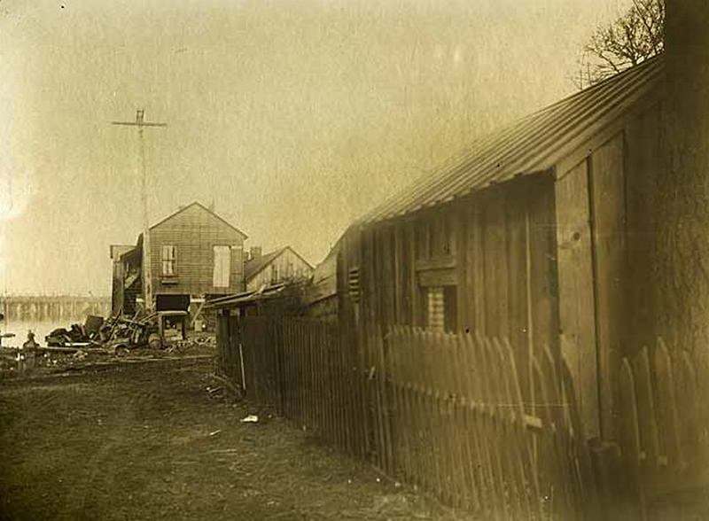 Rear of Washingon Standard building, 1875