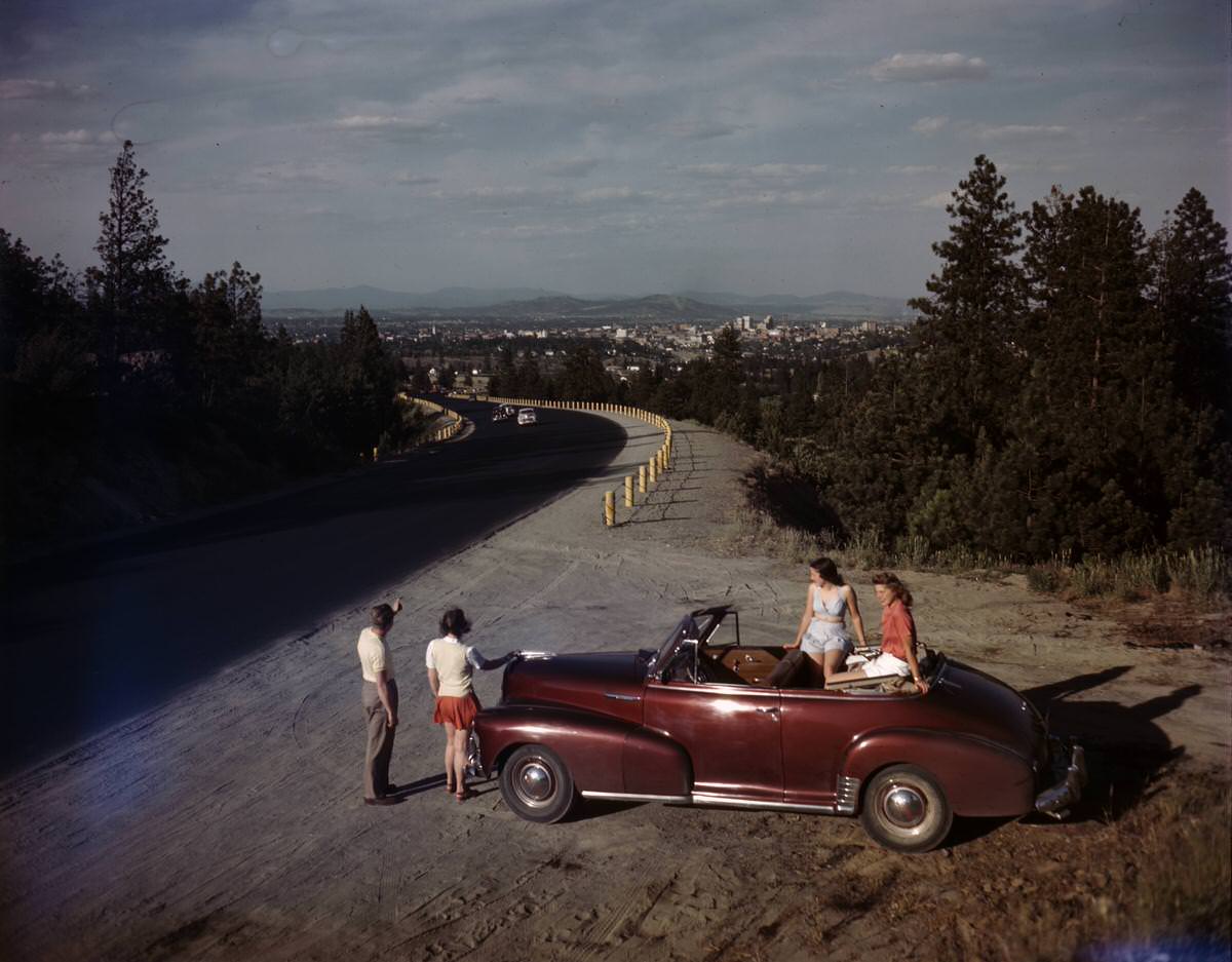 Sunset Highway to Spokane, 1940s