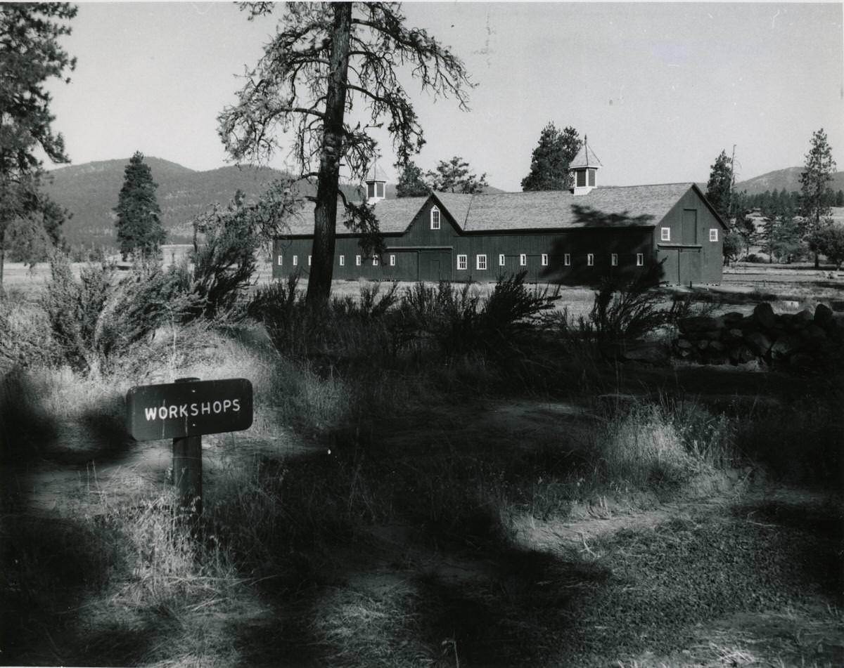 Fort Spokane stable, 1969