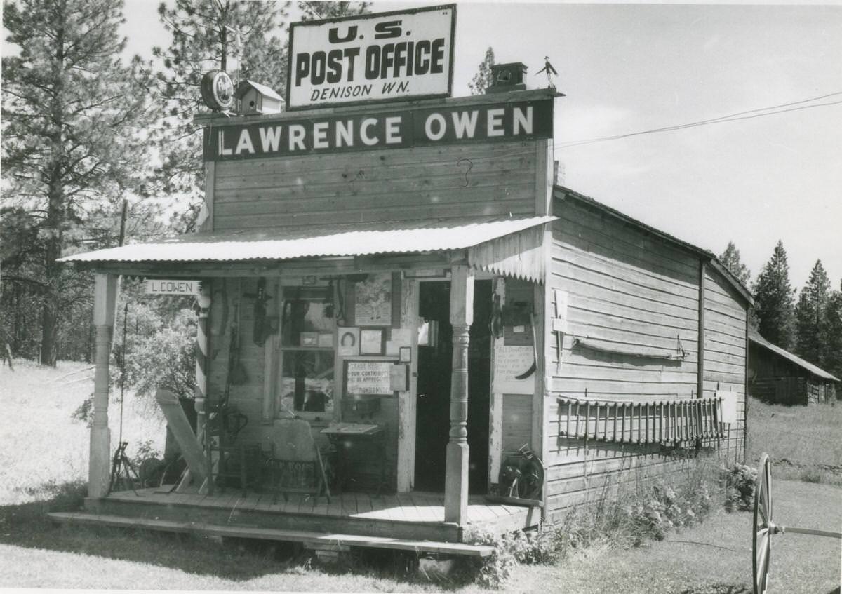 Owen Pioneer Museum, post office, 1971