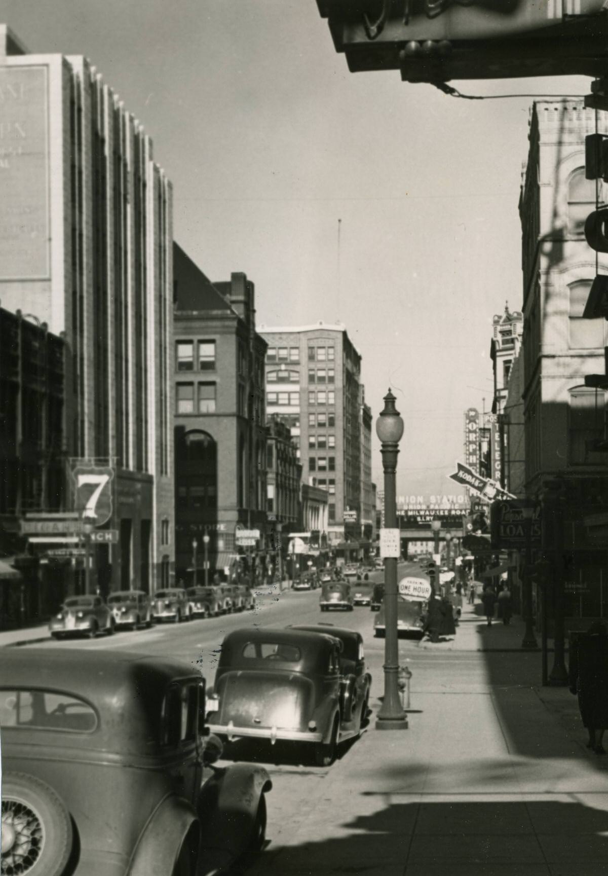 Spokane, Howard Street, 1947
