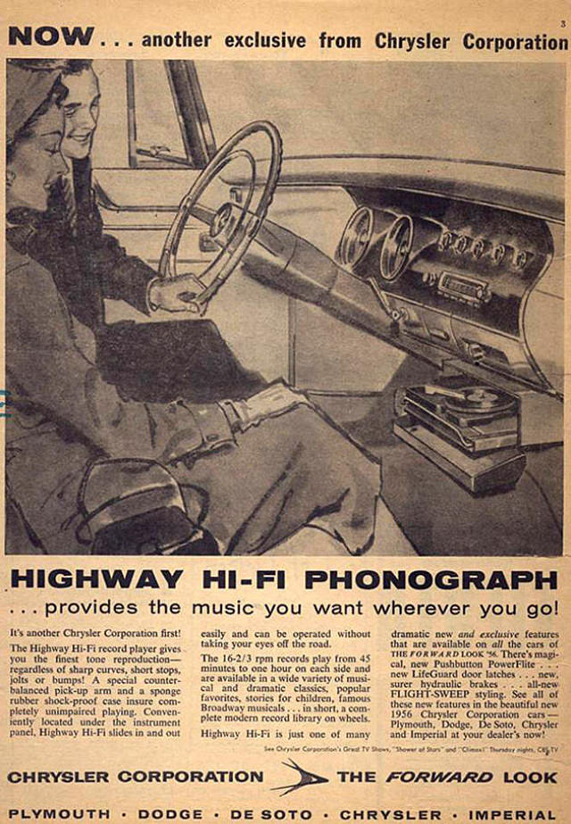 Highway Hi-Fi: When Cars had Built-in Vinyl Record Players