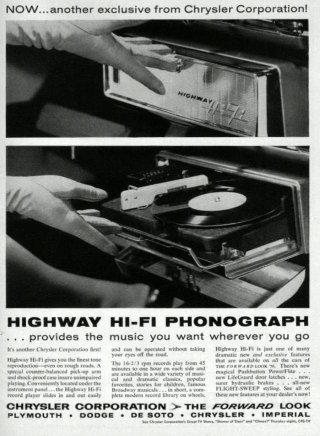 Highway Hi-Fi: When Cars had Built-in Vinyl Record Players