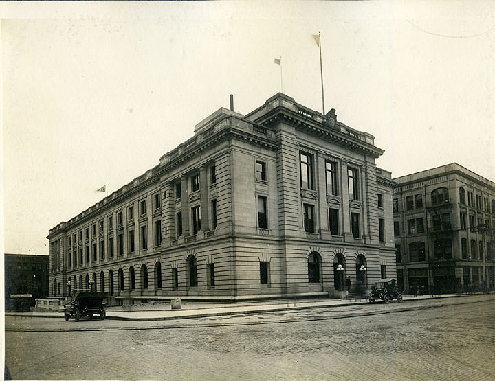 Tacoma Federal Building and Post Office, 1102 A Street, Tacoma, 1912