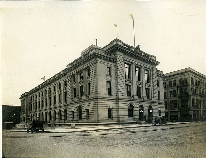 Tacoma Federal Building and Post Office, 1102 A Street, Tacoma, 1912