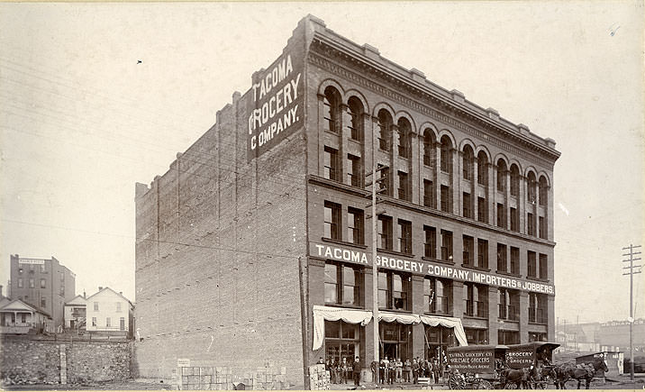Tacoma Grocery Co., Pacific Avenue, Tacoma, 1905