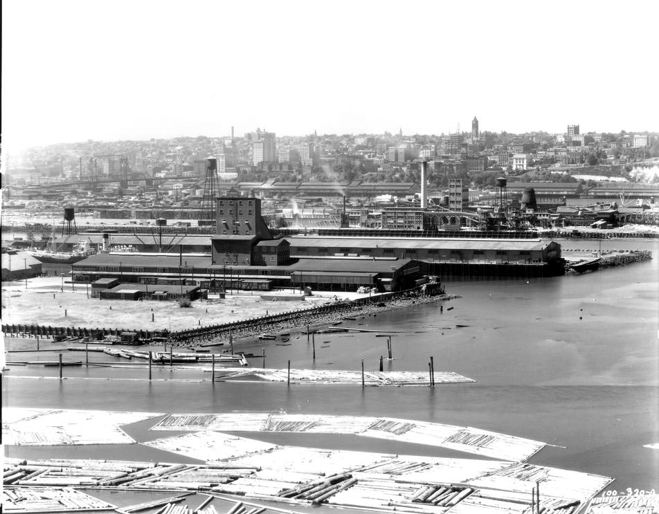 Tacoma Tideflats and City, 1931