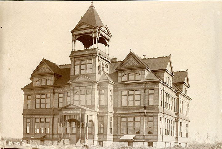 Irving School, Tacoma, 1892
