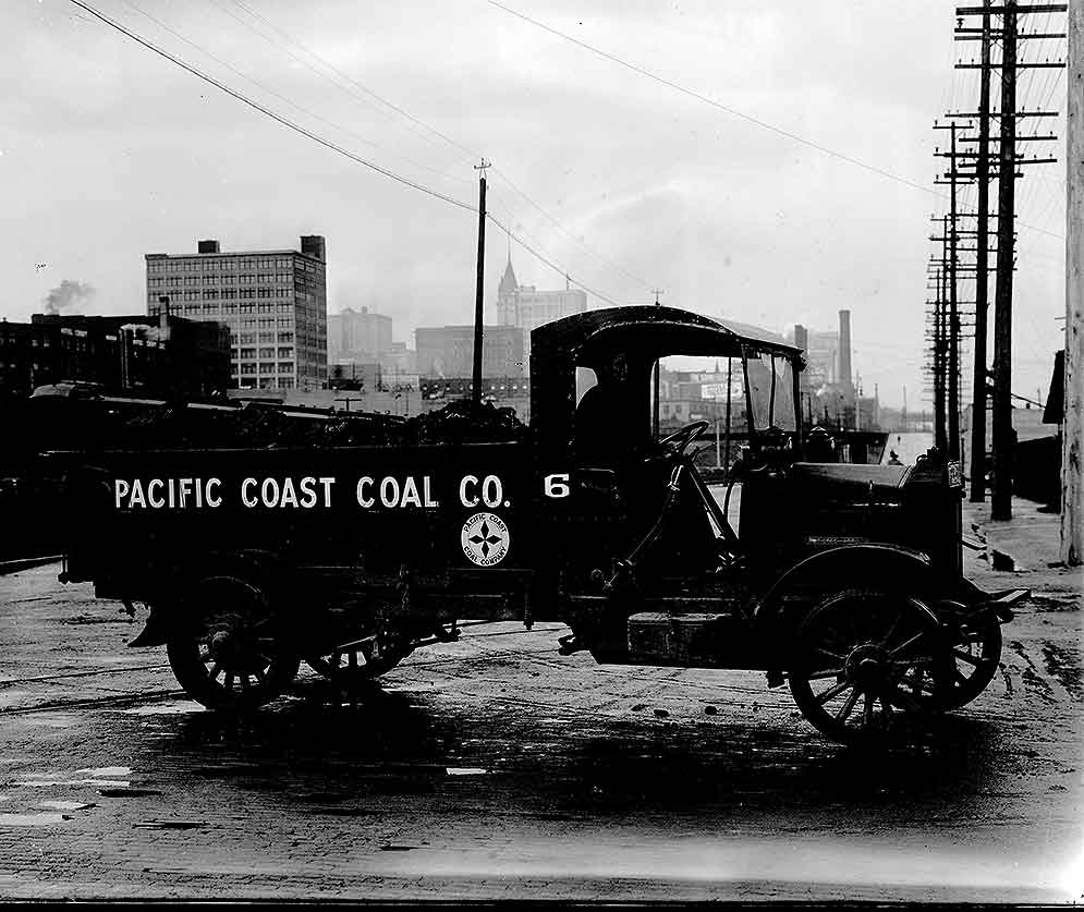 Pacific Coast Coal Company Delivery Truck, Tacoma, 1918