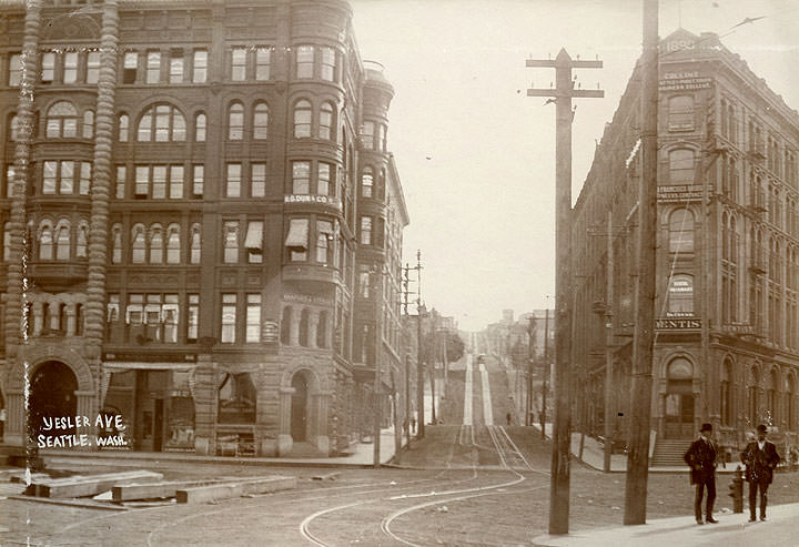 The Tacoma Hotel from Bridge, 1892