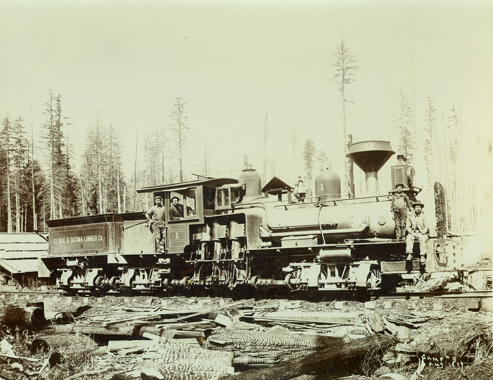 Camp #5, St. Paul & Tacoma Lumber Company, 1899