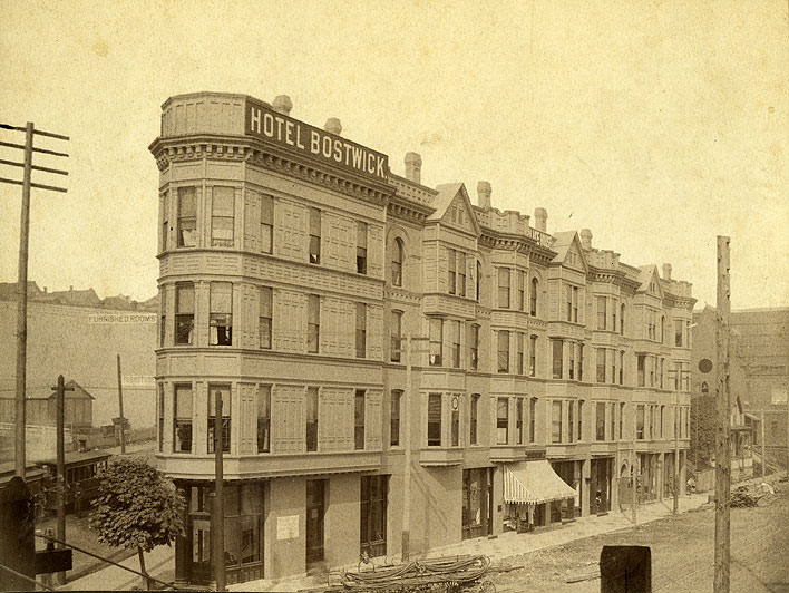 Hotel Bostwick Tacoma, 1890