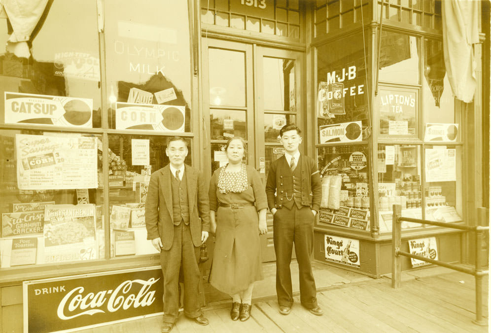 Yamane Grocery Store, Tacoma, 1934