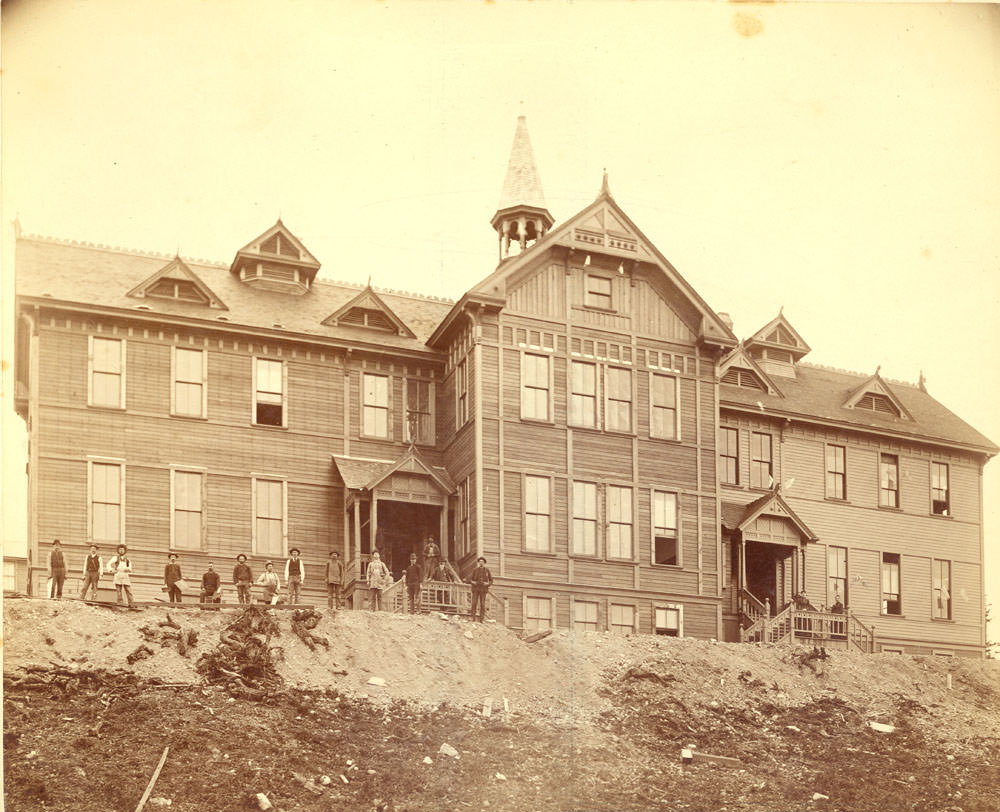 Hawthorne School, Tacoma, 1886