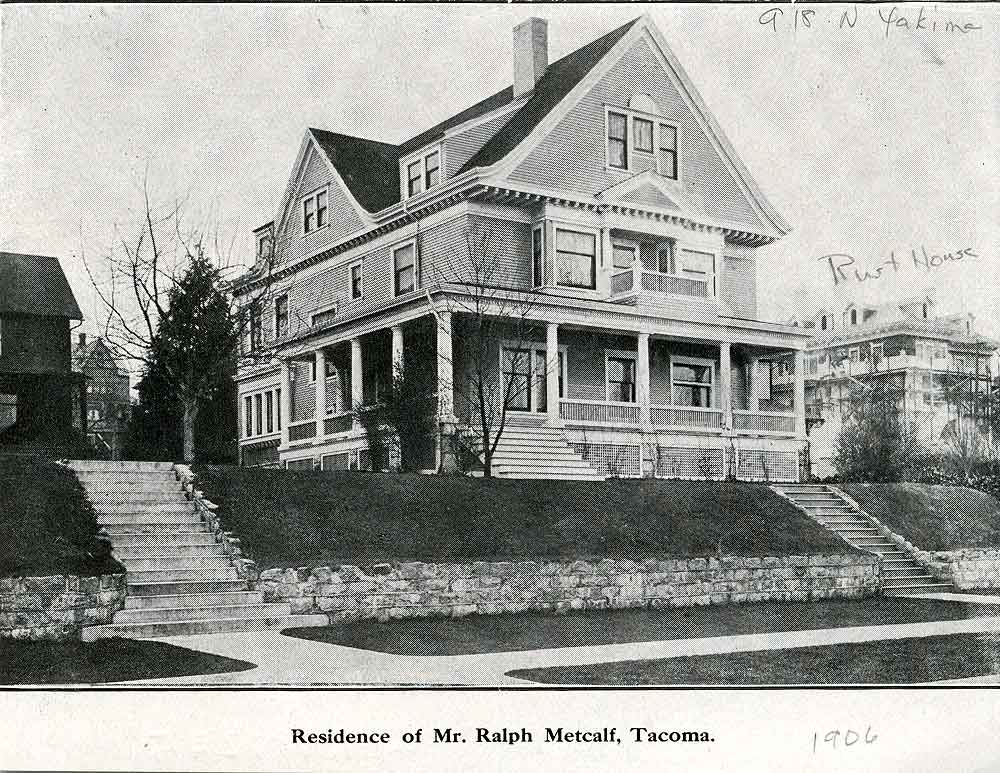 Residence of Mr. Ralph Metcalf, Tacoma, the 1920s
