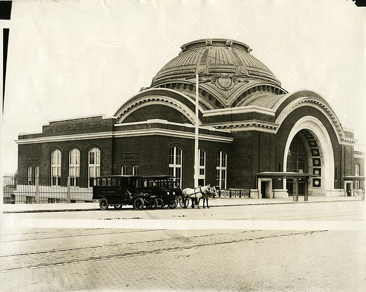 Northern Pacific Depot, Tacoma, 1911