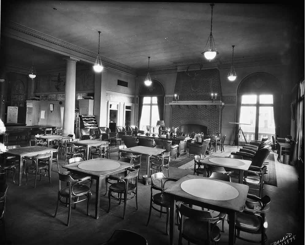 Tacoma Elks Club Card Room, 1925