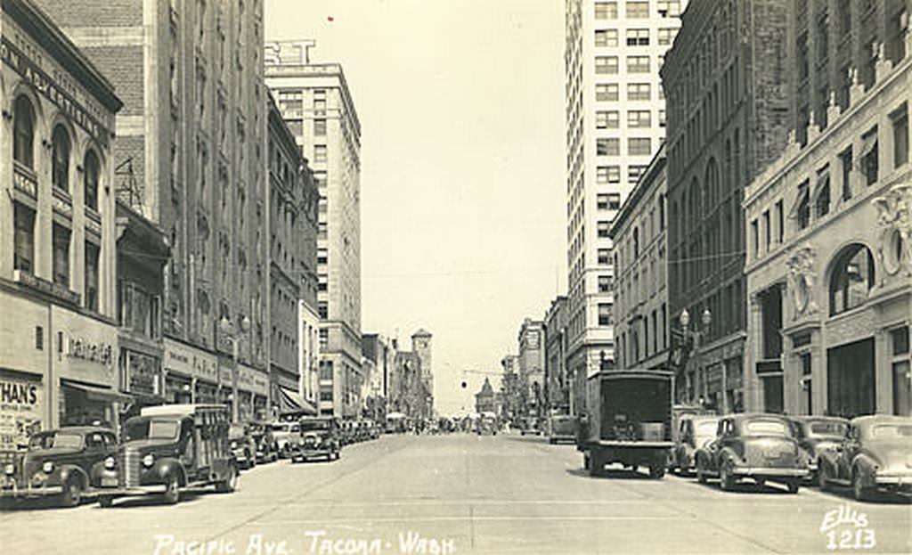 Pacific Ave. Tacoma, 1938