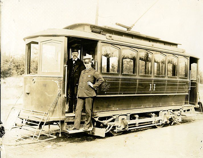 Mr Darland, Conductor, Streetcar no. 11, Tacoma Railway & Power Company, 1905