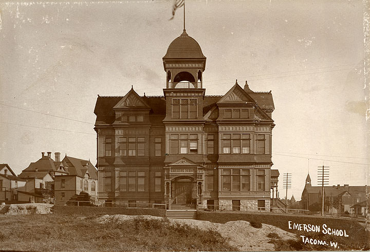 Emerson School, Tacoma, 1892