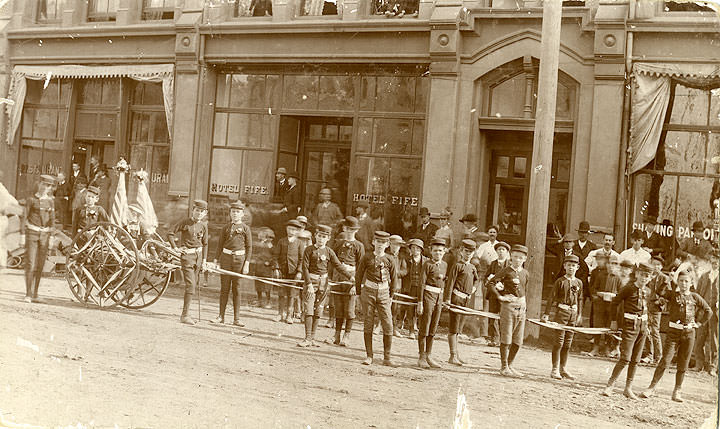 Junior Fire Department, Tacoma, 1890