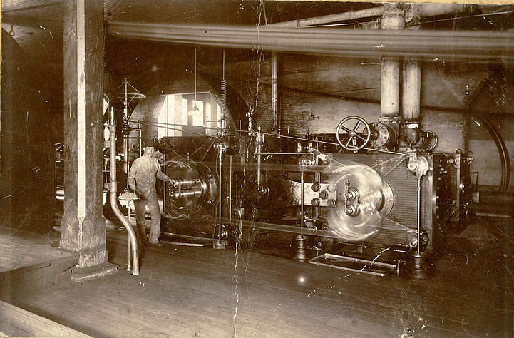 F.J.W. Andersen, Engineer, Tacoma Railway & Power Company Power House, 1890