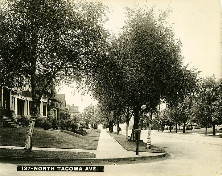 North Tacoma Avenue, 1910