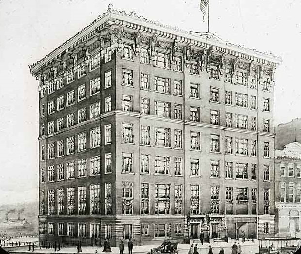 Tacoma-Perkins Bldg, architectural rendering, 1906