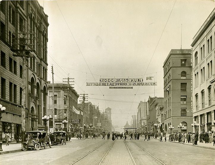 Cor. Eleventh & Pacific, Tacoma, 1910