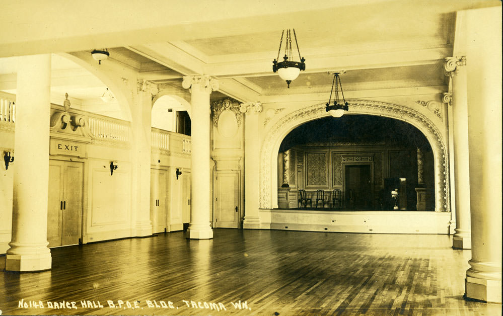 Dance Hall B.P.O.E., Tacoma, 1915
