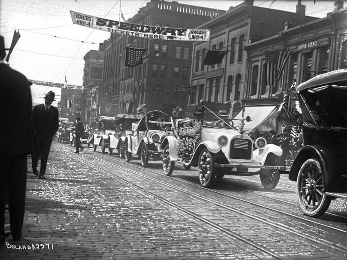 Elks in Parade, Tacoma, 1918